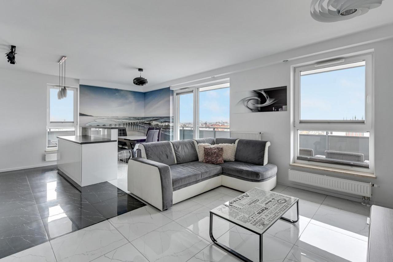 Grand Apartments - Luxury Apartment On The 11Th Floor With A View Of The Old Town Гданськ Екстер'єр фото